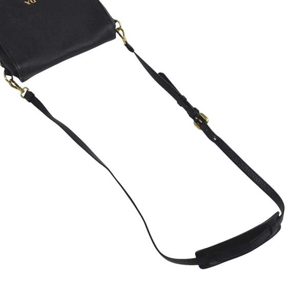 Prada PRADA Logo Shoulder Bag, 2-Way, Crossbody, Leather, Nero (Black), 1BD20... - Picture 8 of 9